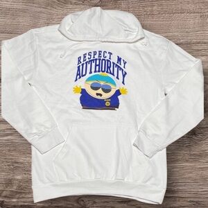 South Park hoodie men’s size medium white